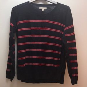 Banana Republic linen striped sweater